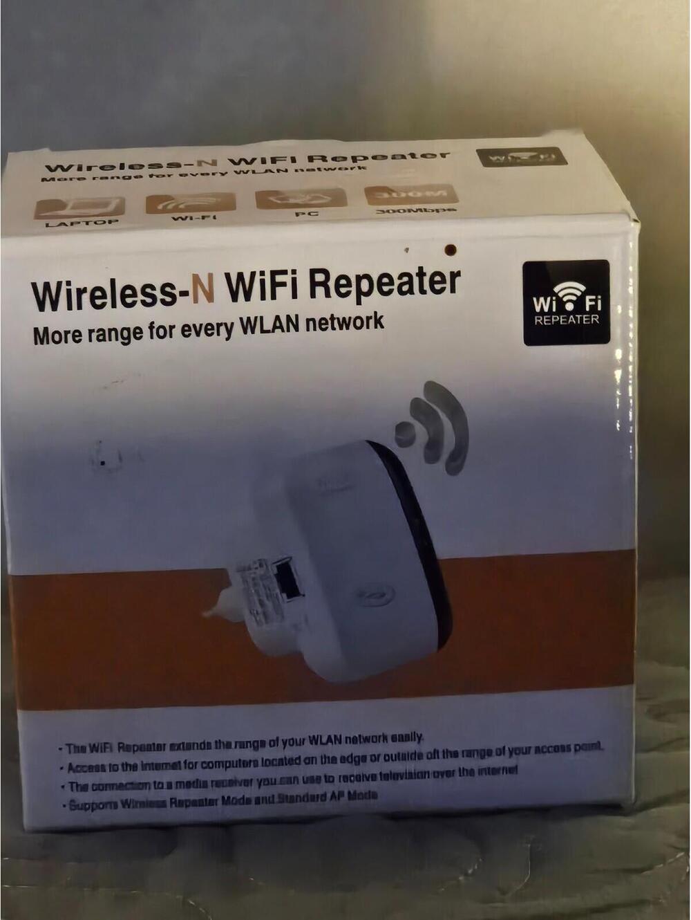 Wireless-N WiFi Repeater MT02 300Mbps Range Extender w/ RJ45 Cable Open Box